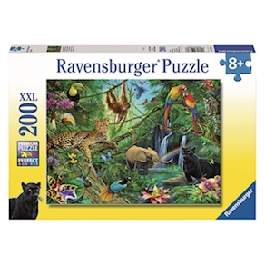 Tiere im Dschungel, Puzzle 200 Teile