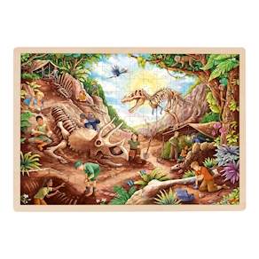 Puzzle Dinosaurier Ausgrabung, 192 Teile