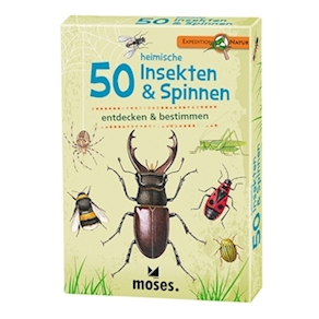 50 heimische Insekten/Spinnen,