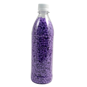 Bügelperlen lila, Flasche
