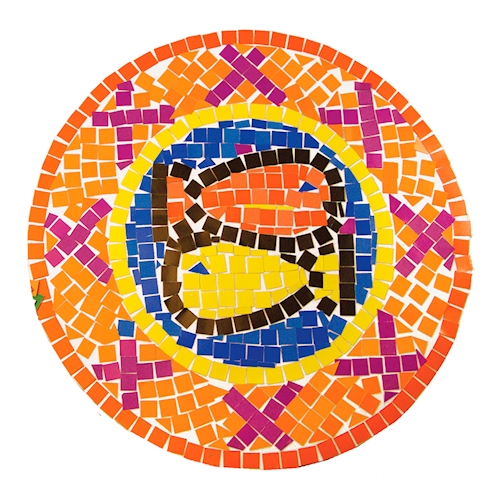 Mosaikplättchen bunt, 10'000 Stück