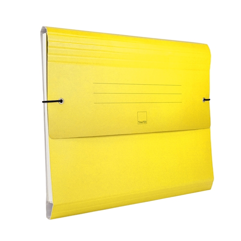 Fächermappe aus Pappe A4-Plus, gelb