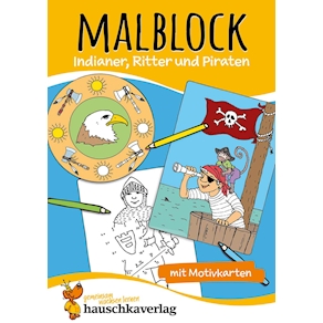Malblock - Indianer, Ritter und Piraten
