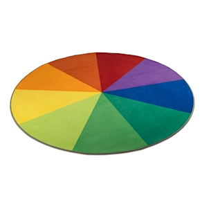Teppich Farbkreis, Ø 180 cm