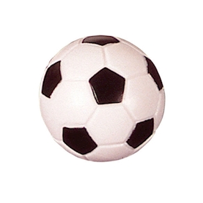 Kicker-Ball Kunststoff, 5 Stk. schwarz/weiss, Ø 35 mm