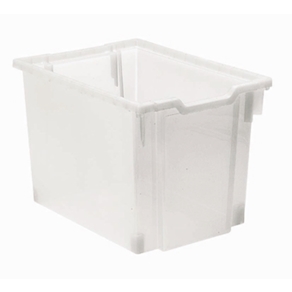 Materialboxen gross, H 30 cm, transparent
