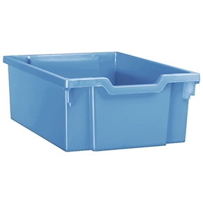Materialbox mittel, Höhe 15 cm blau VARIADO+LINUS