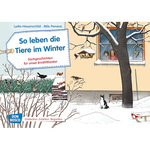 So leben die Tiere im Winter – Kamishibai Bildkarten
