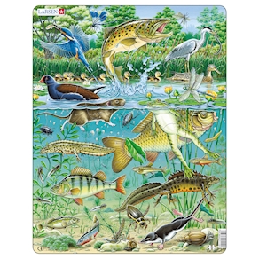 Tiere im Teich, Puzzle