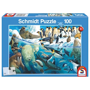 Tiere am Polarkreis, Puzzle 100 Teile