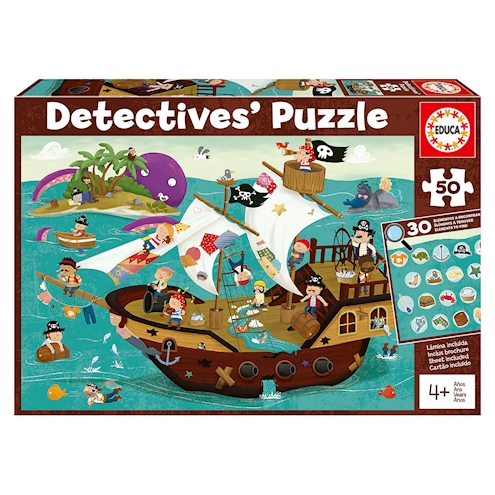 Detectives' Puzzle Piraten 50 Teile