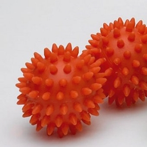 Noppenball Paar, 6 cm, orange