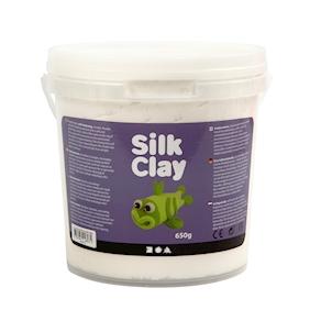 Silk Clay 650 g, weiss