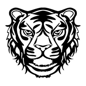 Schablone Tiger 30 x 30 cm 