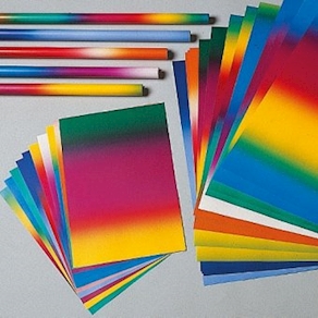 Regenbogenpapier 35 x 50 cm 20 Blatt