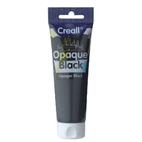 Creall Opaque schwarz, 120 ml