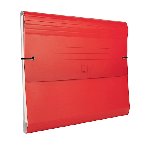 Fächermappe aus Pappe A4-Plus, rot