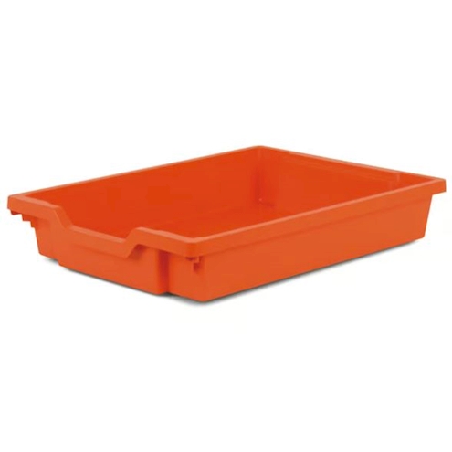 Kunststoffbox Gratnells flat orange B 31,2 x H 7,5 x T 42,7 cm