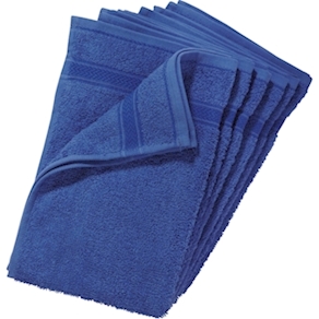 Walkfrottier-Kinder-Handtücher dunkelblau, Set à 6 Stück