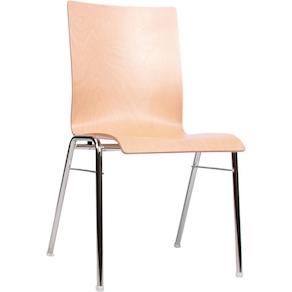 Stuhl combisit B, ungepolstert Sitzhöhe 46 cm