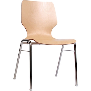 Stuhl combisit A, ungepolstert Sitzhöhe 46 cm