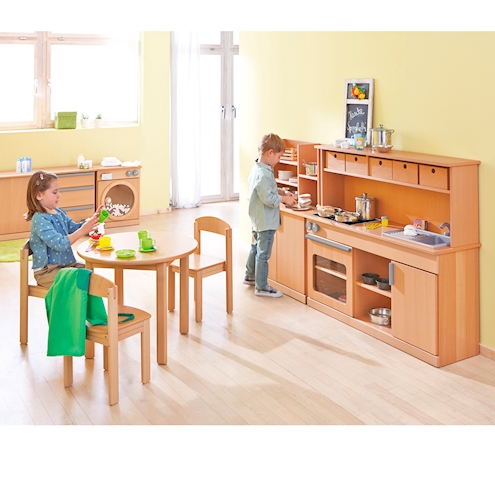 Kinder Küchenzeile mit Aufsatz JULE - neue Ausführung