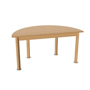 Halbrund-Tisch 120x60 cm