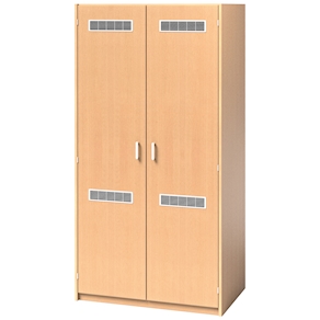 Liegepolster-/Deckenschrank Grundmodell Doppeltüren, für 8 Liegepolster, B 96,6 cm