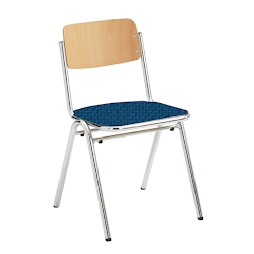 A-Form-Stuhl geo, mit Sitzpolster, Sitzhöhe 47 cm