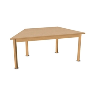 Trapez-Tisch, 180x90 cm, in Buche Massivholz STAW