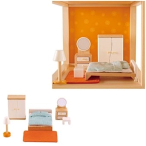 Puppenhausmöbel Schlafzimmer