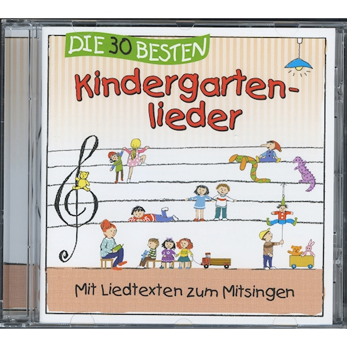 Die 30 besten Kindergartenlieder, CD