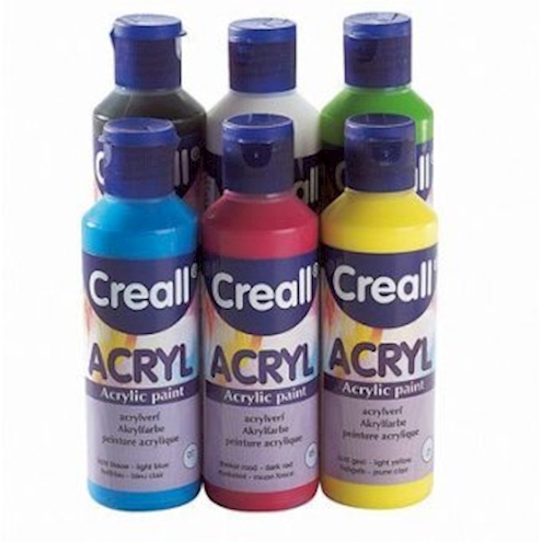 Creall-Sortiment Acryl 6x80 ml