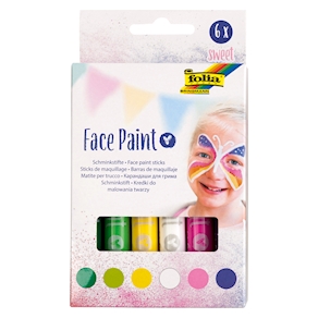 Schminkstifte Face Paint Sweet 6 Stifte