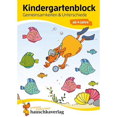 Kindergartenblock Gemeinsamkeiten und Unterschiede ab 4 Jahre