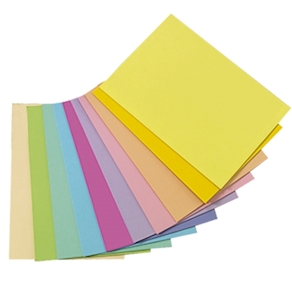 Tonzeichenpapier A3 Sort. A 10 pastell Farben / 100 Blatt