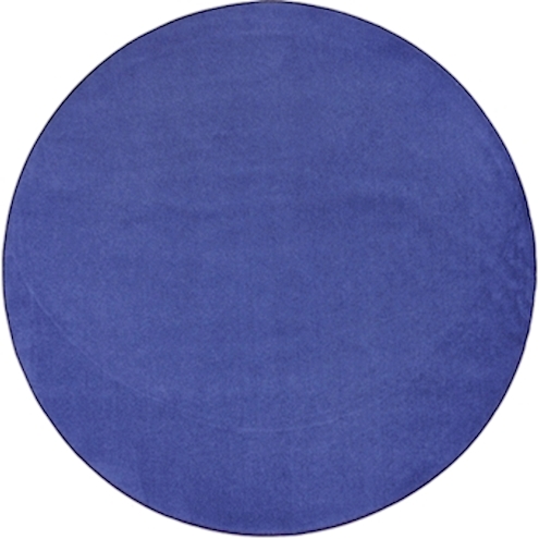 Teppich, Ø 2 m, meeresblau