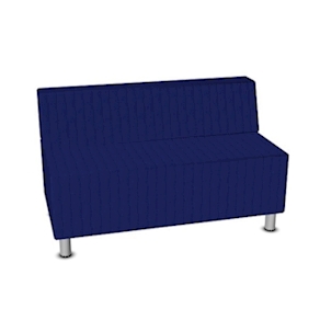 Relax-Sofa mit 1 Rückenlehne, B130x SH42 x T65 cm, Stoffgr.1