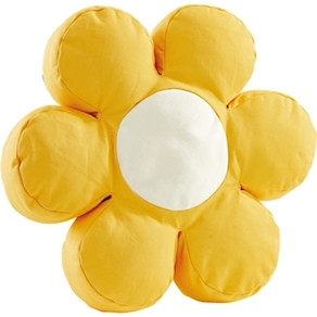 Blumenkissen gelb, ø ca. 50 cm