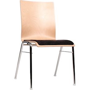 Stuhl combisit B, Sitz gepolstert, Sitzhöhe 46 cm