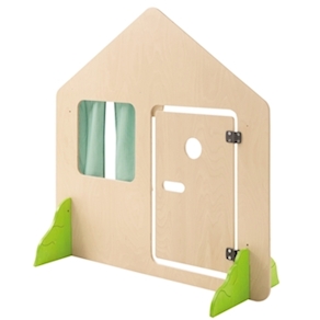 Spielkulissen Haus mit Tür