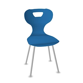 Vierbeinstuhl solit:sit,farbig Sitzhöhe 43 cm
