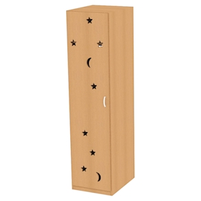 Liegepolster-/Deckenschrank Anbaumodell Doppeltüren für 10 Liegepolster, B 118,2cm