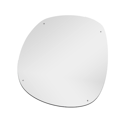 Spiegel asymmetrischer Kreis, 50 x 50,7 cm