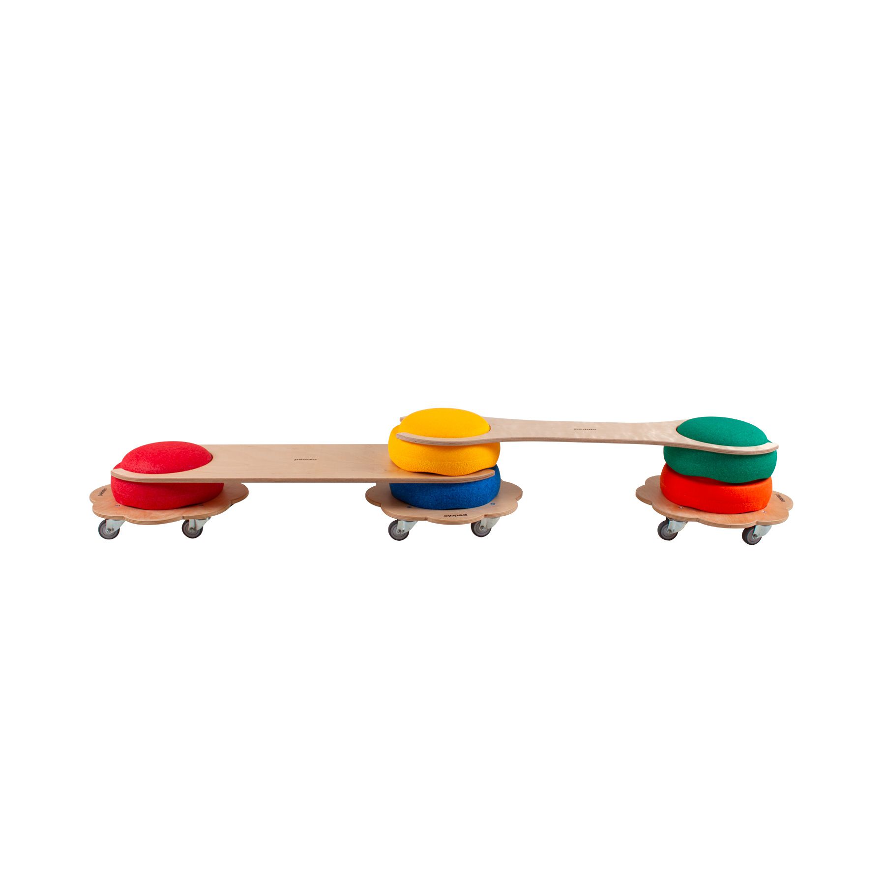 Rollflitzer für Stapelbaustein