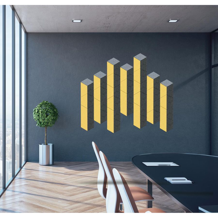 Akustikpaneele in Trapez-Form