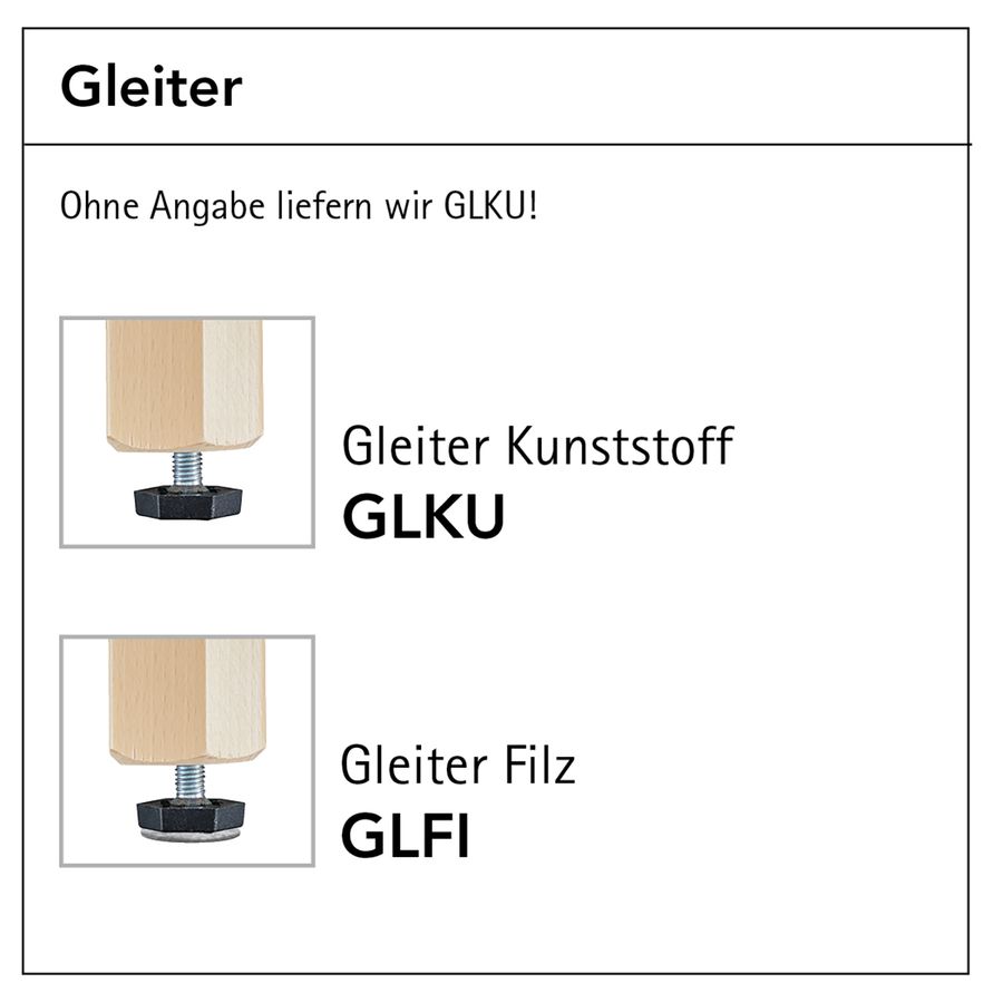 Rund-Tisch Ø 120 x H 59 cm, K177 Buche hell, Kunststoffgleiter