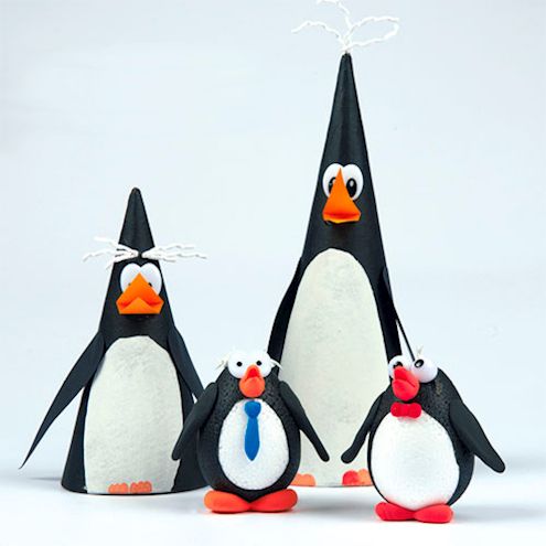 Pinguin-Familie