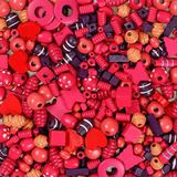 200.072.500 - Holzperlen pink, 250 g