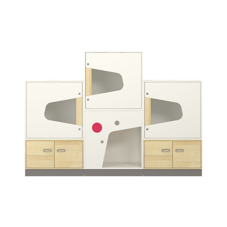 Pureo Kletterschrank-Kombination 2